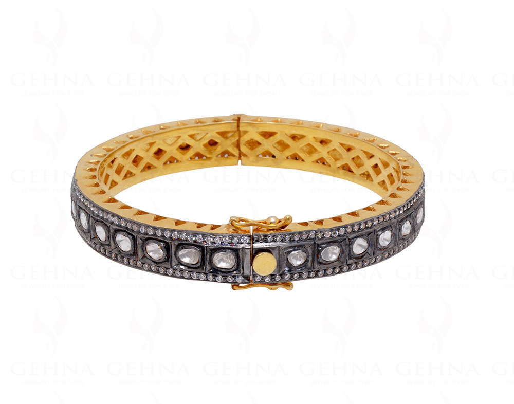 Black Spinel & White Sapphire Bangle Bracelet | Master Jewelers – Master  Jewelers Indiana