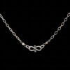 Oxidized Silver Beads Tassels With 925 Sterling Silver Chain SN-1002