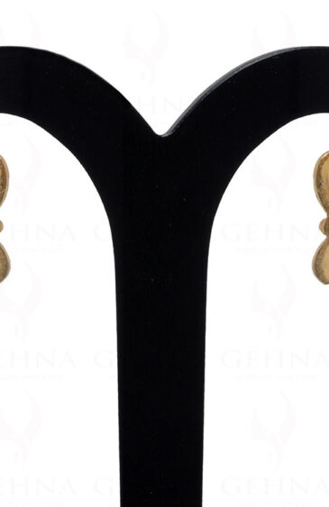Peridot Gemstone Studded 925 Sterling Silver Earrings Se021003