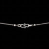 Oxidized Silver Beads Tassels With 925 Sterling Silver Chain SN-1004