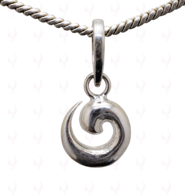 Spiral Shaped Charms Pendant In 925 Sterling Silver SP05-1005