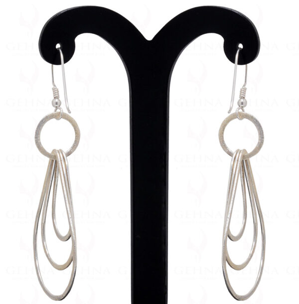 Tear Drop Shaped 925 Sterling Silver Earrings SE06-1005