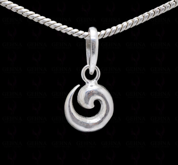 Spiral Shaped Charms Pendant In 925 Sterling Silver SP05-1005