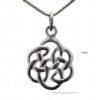 Triquetra Shaped Charms Pendant Made In 925 Sterling Silver SP05-1007