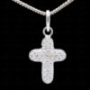 Cross Shaped Charms Pendant Made In 925 Sterling Silver SP05-1008