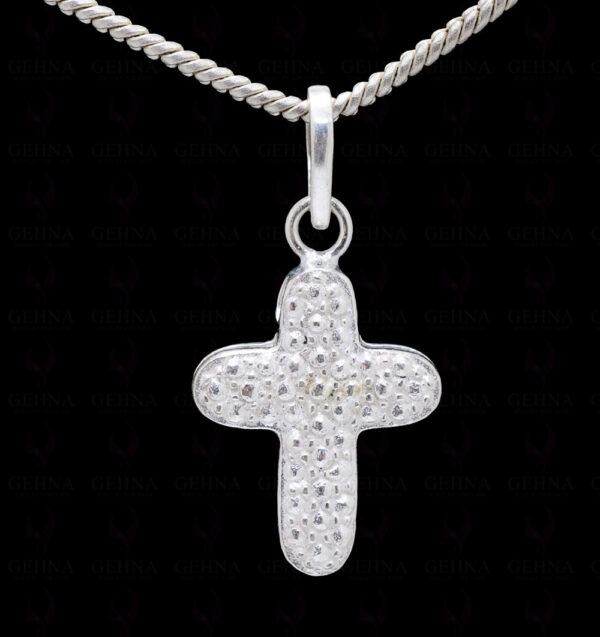 Cross Shaped Charms Pendant Made In 925 Sterling Silver SP05-1008