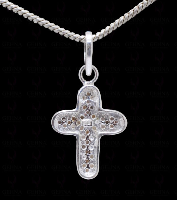 Cross Shaped Charms Pendant Made In 925 Sterling Silver SP05-1008