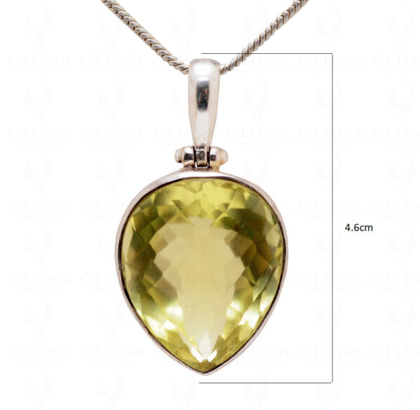9ct Gold Citrine and White Topaz Pendant | Hoppers Jewellers
