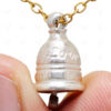 "Laugh Live Love" Bell Shaped Charms Pendant In 925 Sterling Silver SP05-1010
