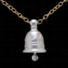 "Laugh Live Love" Bell Shaped Charms Pendant In 925 Sterling Silver SP05-1010