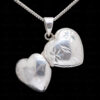 Best Gift !! Heart Shaped Photo Frame Style 925 Sterling Silver Pendant SP05-1012