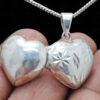 Best Gift !! Heart Shaped Photo Frame Style 925 Sterling Silver Pendant SP05-1012