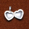 Best Gift !! Heart Shaped Photo Frame Style 925 Sterling Silver Pendant SP05-1012