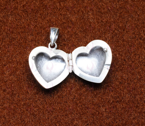 Best Gift !! Heart Shaped Photo Frame Style 925 Sterling Silver Pendant SP05-1012