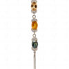 Multi Color Tourmaline Gemstone Sterling Silver Pendant & Earring Set SP04-1016