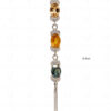 Multi Color Tourmaline Gemstone Sterling Silver Pendant & Earring Set SP04-1016