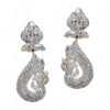 White Topaz Gemstone Studded Peacock Shape Pendant Set In 925 Silver SN-1023