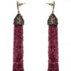 Ruby Gemstone Victorian Earring In .925 Sterling Silver SE05-1025