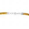 Garnet & Citrine Gemstone Necklace Set In .925 Sterling Silver SN-1025