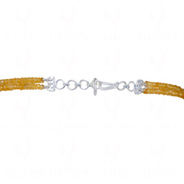 Garnet & Citrine Gemstone Necklace Set In .925 Sterling Silver SN-1025