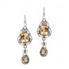 Garnet & Citrine Gemstone Necklace Set In .925 Sterling Silver SN-1025