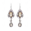 Garnet & Citrine Gemstone Necklace Set In .925 Sterling Silver SN-1025
