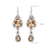 Garnet & Citrine Gemstone Necklace Set In .925 Sterling Silver SN-1025