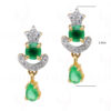 T-Savorite & Topaz Gemstone 925 Sterling Silver Pendant & Earring Set SP04-1026