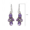 Amethyst & Aquamarine Gemstone Necklace Set In 925 Sterling Silver SN-1026