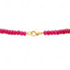 Ruby & Topaz Gemstone Necklace Set In 925 Sterling Silver SN-1027