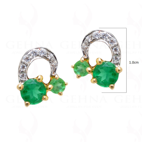 T-Savorite & Topaz Gemstone 925 Sterling Silver Pendant & Earring Set SP04-1029