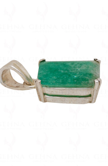 Heated Emerald Gemstone 925 Silver Pendant SP02-1031