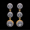 Stylish Topaz Round Shaped Gemstone Studded Necklace Set In 925 Silver SN-1031