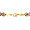 Stylish Topaz Round Shaped Gemstone Studded Necklace Set In 925 Silver SN-1031