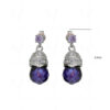 Amethyst & Topaz Gemstone 925 Sterling Silver Pendant Set SP04-1033