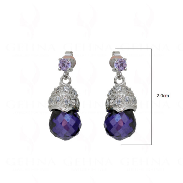 Amethyst & Topaz Gemstone 925 Sterling Silver Pendant Set SP04-1033