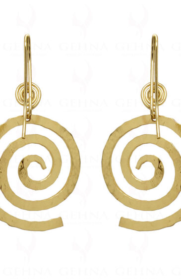 Spiral Shaped 925 Sterling Solid Silver Earrings  SE06-1034
