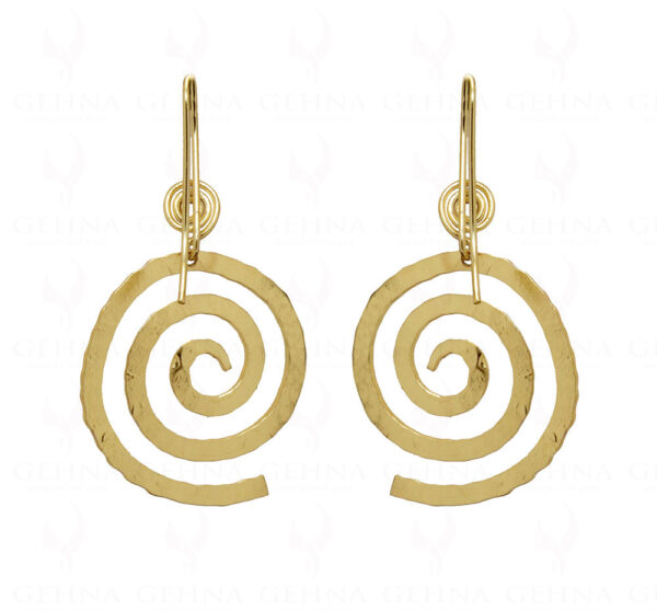 Spiral Shaped 925 Sterling Solid Silver Earrings  SE06-1034