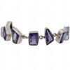Mystic Quartz Gemstone Studded 925 Sterling Solid Silver Bracelet Sb1036