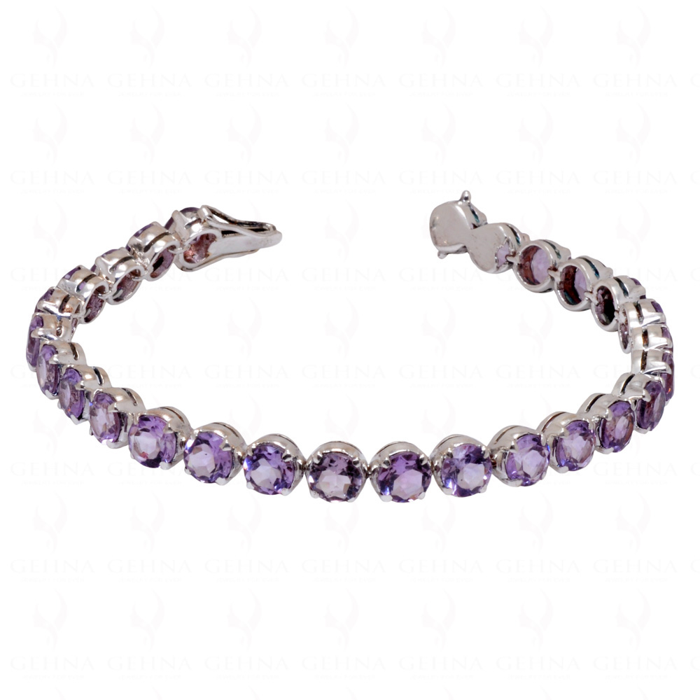 Amazing Amethyst with Crystal Paved Pearl Bracelet – Deara Fashion  Accessories