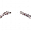 Amethyst Gemstone Studded 925 Sterling Solid Silver Bracelet Sb1047