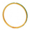 Emerald Gemstone Studded 925 Sterling Solid Silver Bracelet Sb1053