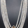 Pearl, & Multi-Gemstone Necklace In .925 Silver SN-1055