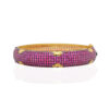 Ruby Gemstone Studded 925 Sterling Solid Silver Bracelet Sb1056