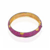 Ruby Gemstone Studded 925 Sterling Solid Silver Bracelet Sb1056