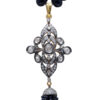 Blue & White Sapphire Gemstone Studded Necklace In .925 Silver SN-1058