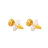 Sapphire Gemstone Studded With Antique Polish 925 Silver Earrings Se011062 - Image 3