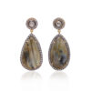 Labourite Gemstone Earrings Made In 925 Sterling Silver For Women Se011091
