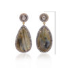 Labourite Gemstone Earrings Made In 925 Sterling Silver For Women Se011091