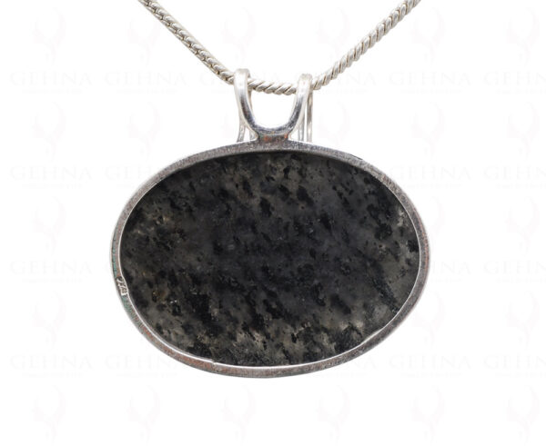 Montana Moss Agate Oval Shape Gemstone 925 Sterling Silver Pendant Sp031096